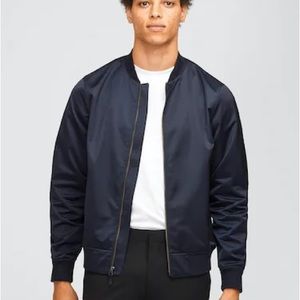 Men’s Medium Slim Fit Bonobos Boulevard Bomber in Navy
